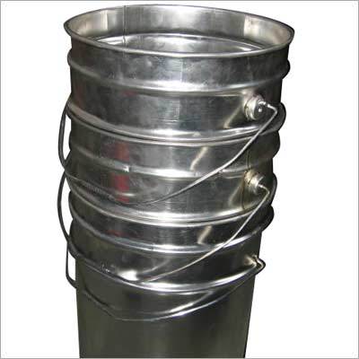 Conipails - Tin Sheet Metal | 300-420mm Height, 285mm Top Dia, 275mm Bottom Dia, 15-25L Volume, 1400-2000g Weight, Multicolor, for Chemical, Paint, Grease Storage