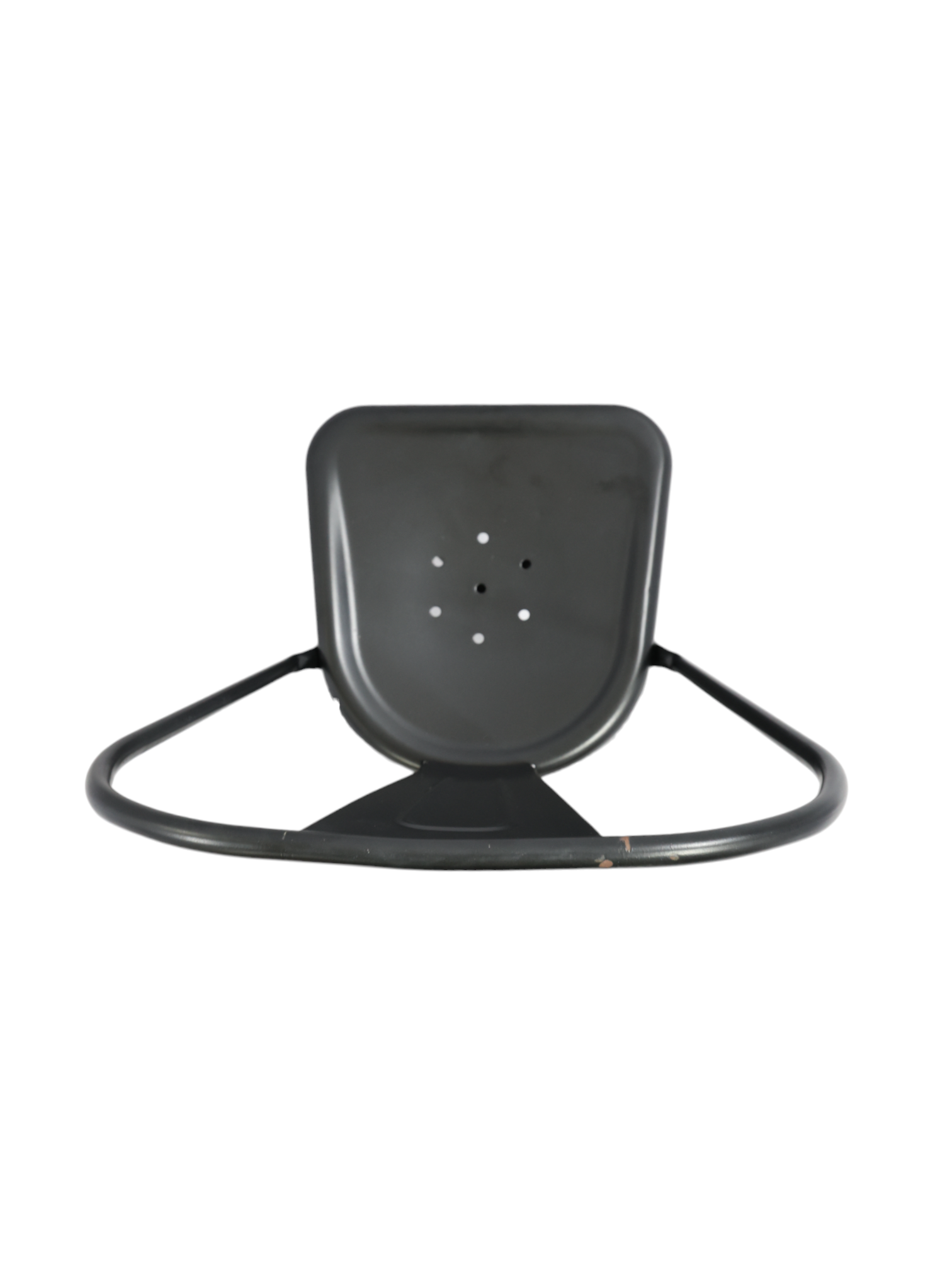 Adhunika Iron Tolix Chair Without Arm (17x16x33 Black)