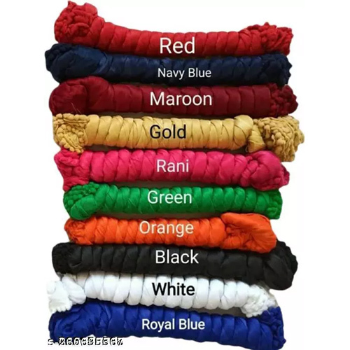 Ethnic Cotton Dupattas - High-Quality Cotton, Customized Size , Elegant Plain Pattern in Assorted Colors - Washable for All Seasons