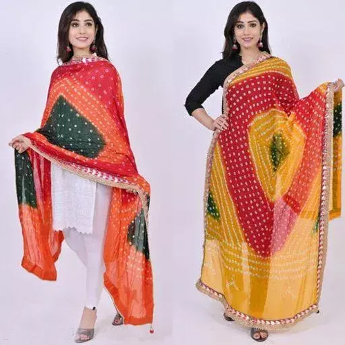 Ravishing Trendy Women Dupattas - Cotton Material, Customizable Size , Variety of Colors Available, Washable for Easy Maintenance, Suitable for All Seasons