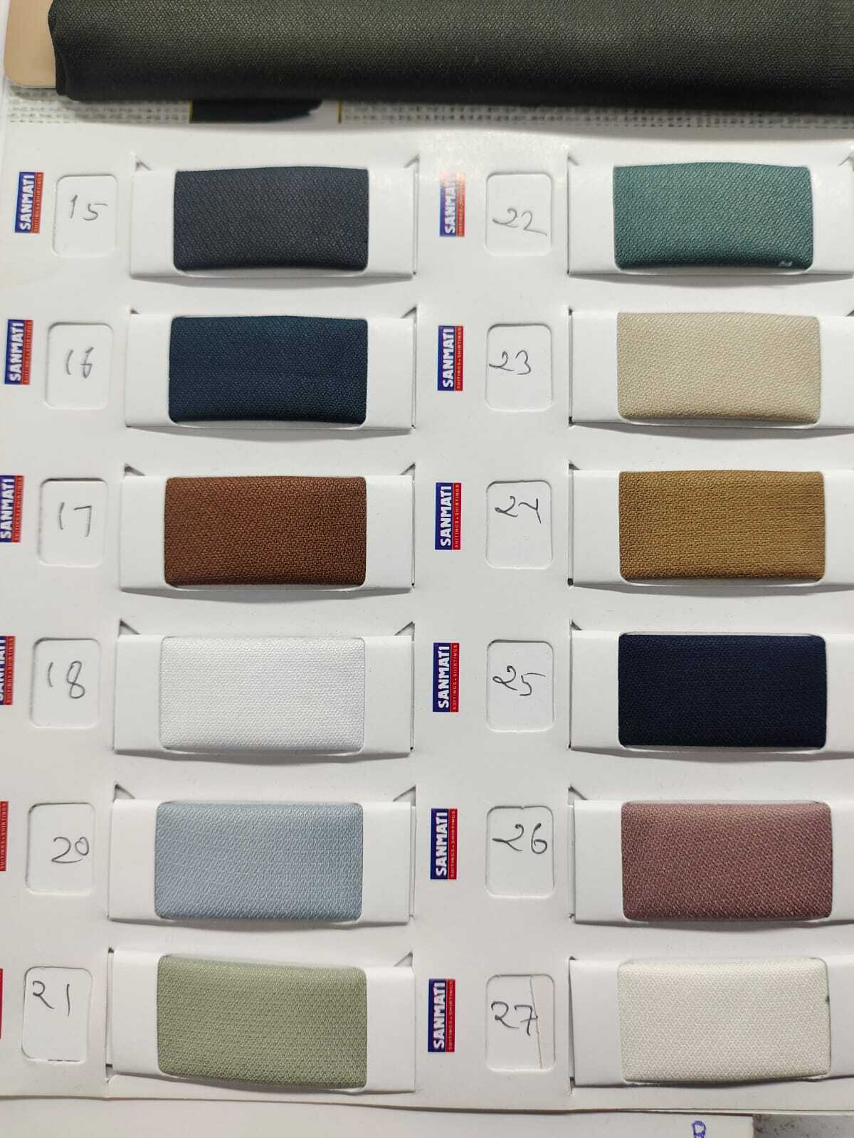 Fancy Suiting Fabric - Lycra Material, 58 Inch Width , Customised Sizes, Lightweight, High Strength, Breathable, Wrinkle-free, Plain Pattern