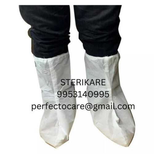 Knee Length Shoe Cover - Color: Blue