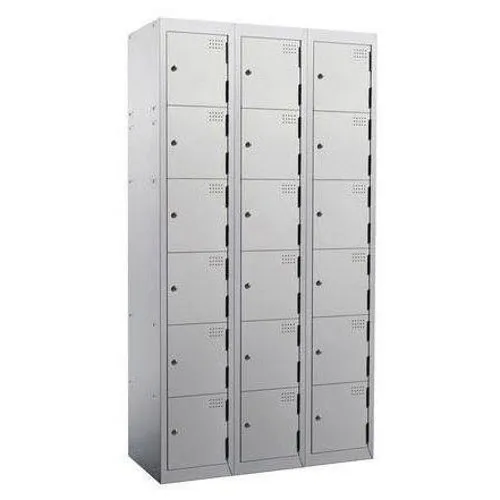 Ss Lockers - Stainless Steel Material, 18 Durable Compartments With Reliable Locking Mechanisms, Ideal For Secure Storage Solutions