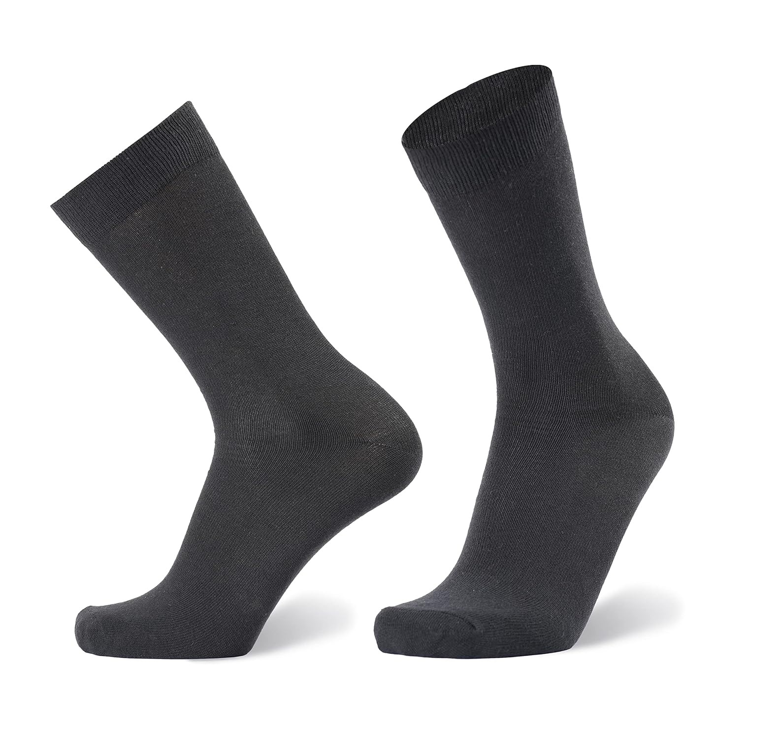 Absorbent Socks - Combed Cotton & Spandex Blend, Size 8-11 | High Elasticity, Quick Dry, Anti-wrinkle, No Fade, Knitted Pattern