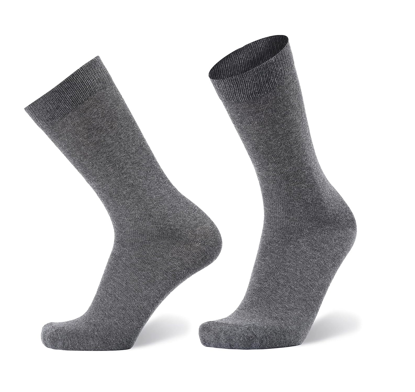 Absorbent Socks - Combed Cotton & Spandex Blend, Size 8-11 | High Elasticity, Quick Dry, Anti-wrinkle, No Fade, Knitted Pattern