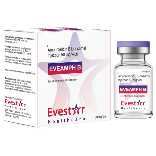 एम्फोटेरिसिन बी लिपोसोमल इंजेक्शन 50 मिग्रा- vial