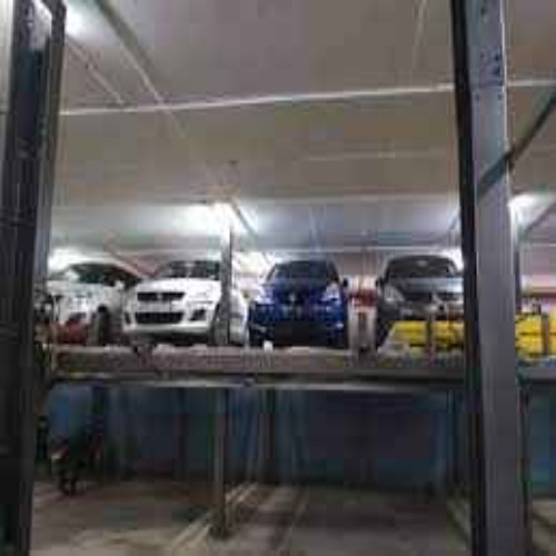 M.s Parking Post Black Application: Indoor