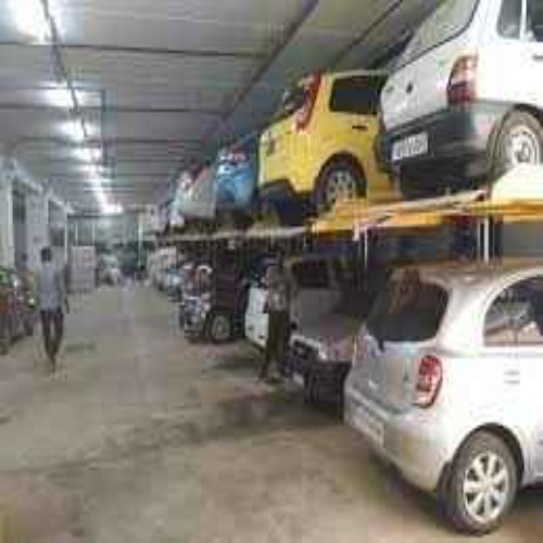 M.s Parking Post Black Application: Indoor