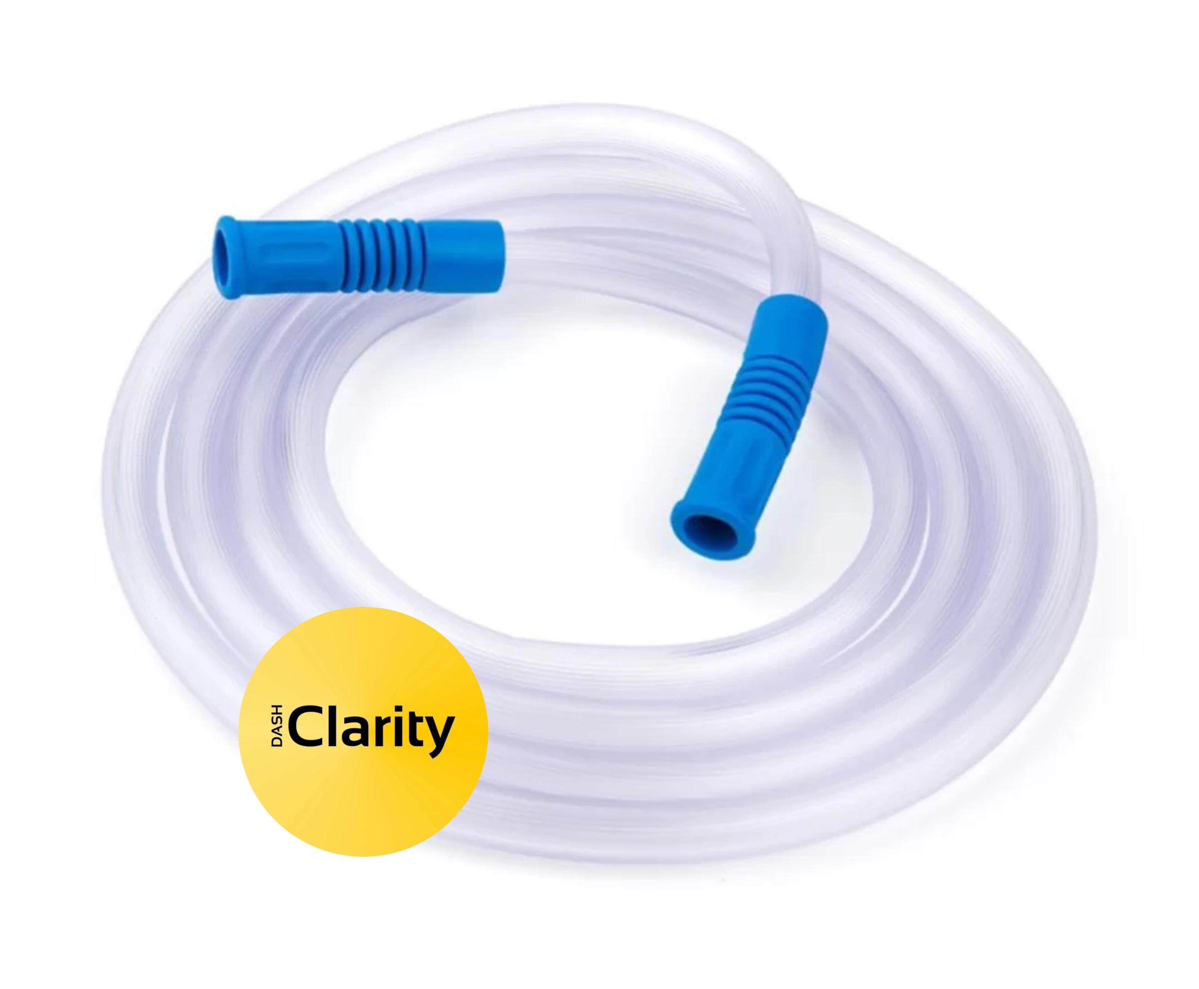 Suction Tube - Plastic Material, Disposable Design, White Color | Flexible Tubing, Yankauer Tip With Multiple Openings, Sterile Packaging