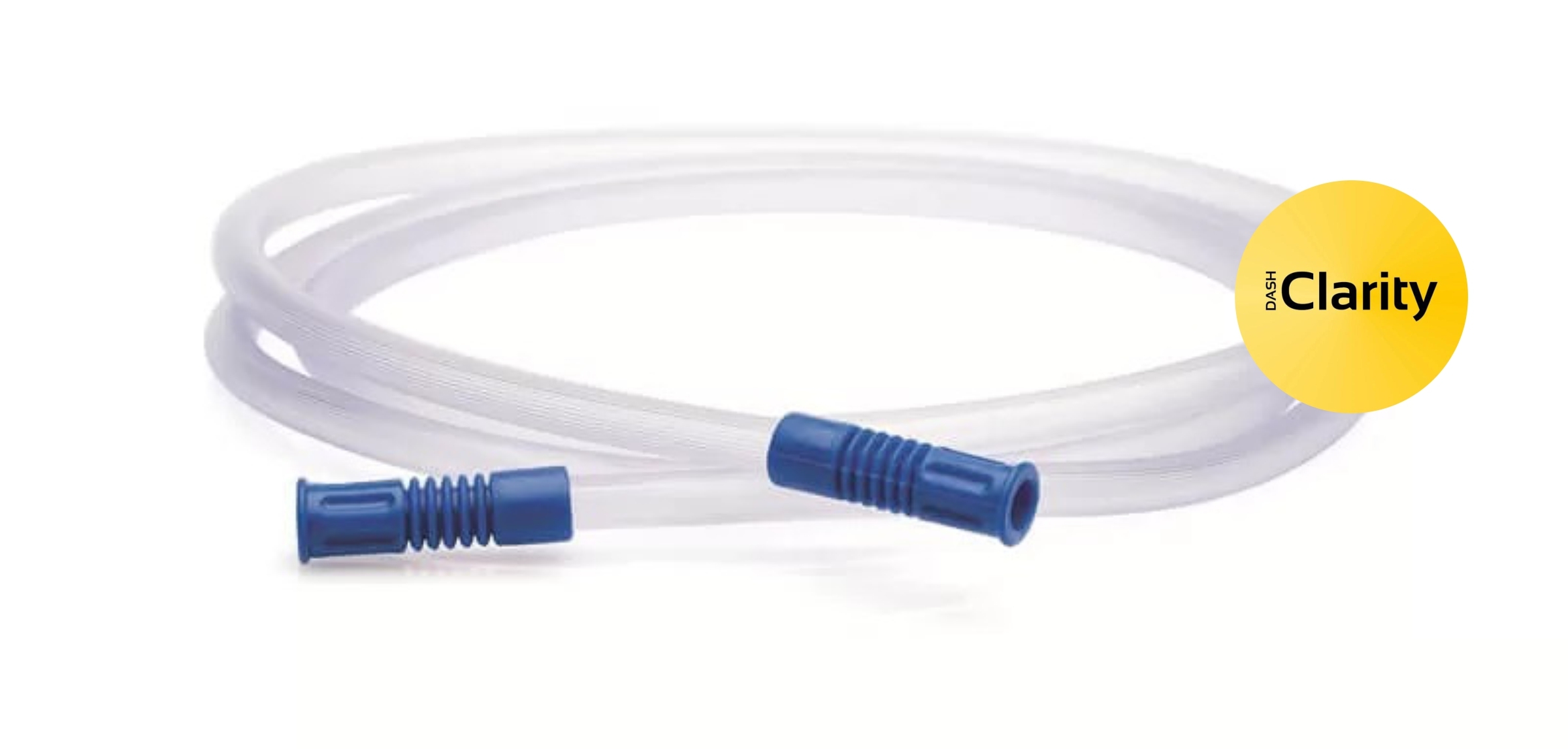 Suction Tube - Plastic Material, Disposable Design, White Color | Flexible Tubing, Yankauer Tip With Multiple Openings, Sterile Packaging