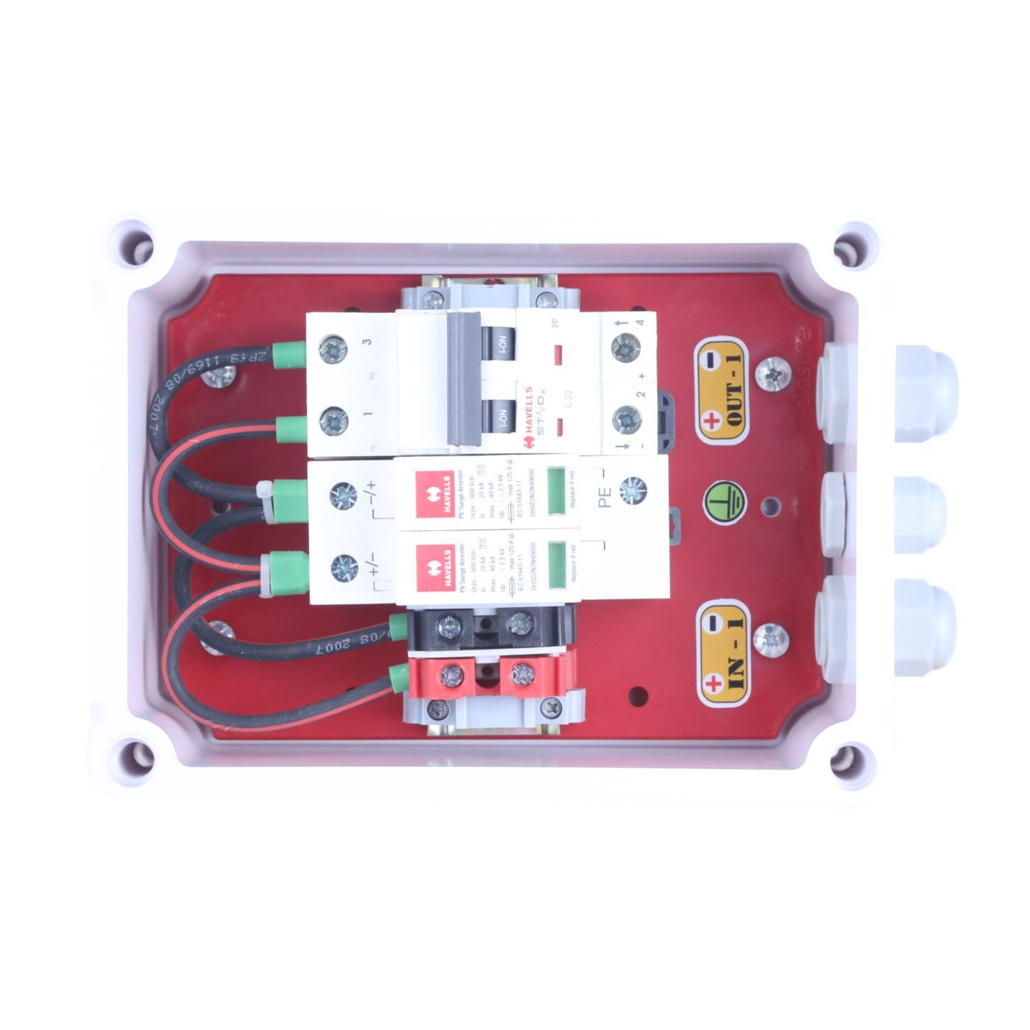 Dcdb 1 In 1 Out Fuse Mcb Spd 500v Pre
