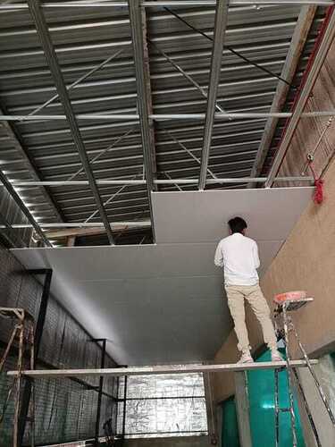 GYPSUM झूठी छत स्थापित करना