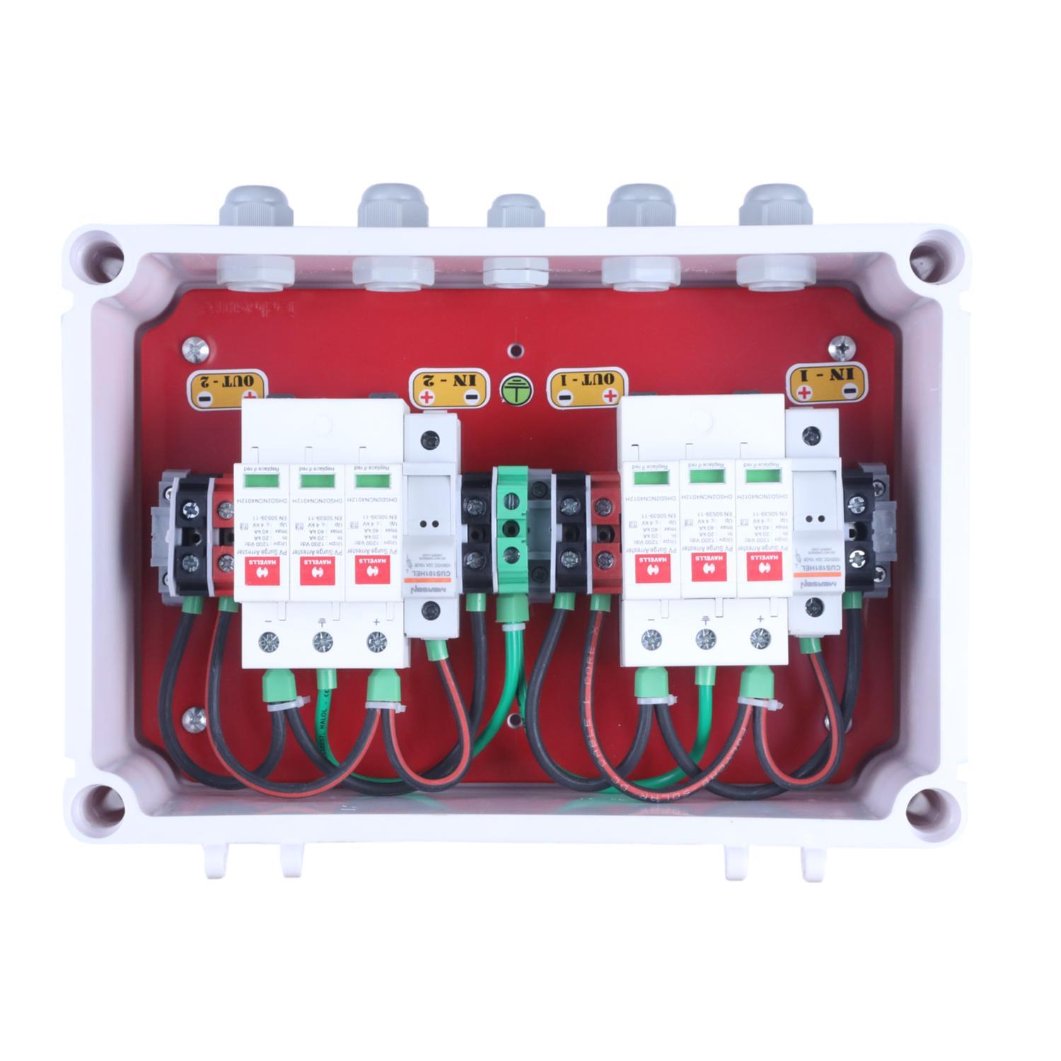 Transparent Dcdb 2 In 2 Out 2 Fuse 2 Spd 1000v Pre