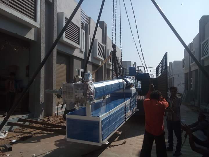 Jvm Recycling Plant - Ms Material 3000 Kg Weight Blue & White Color | Semi-automatic 100 Kg Capacity Belt Drive Frequency Speed Control