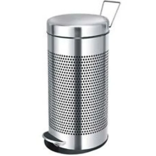 Ss Paddle Operated Dust Bin.