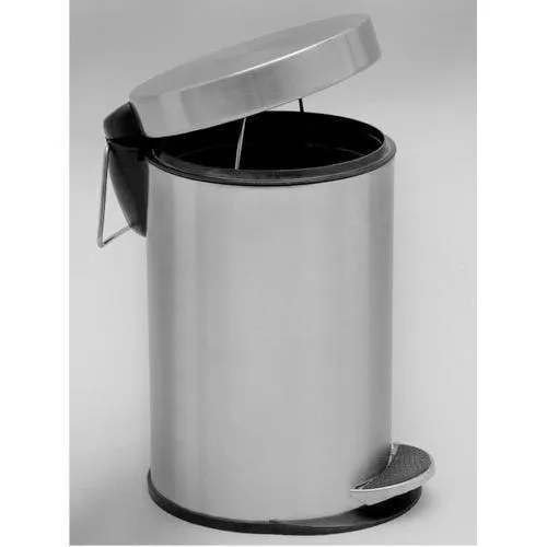 Ss Paddle Operated Dust Bin.