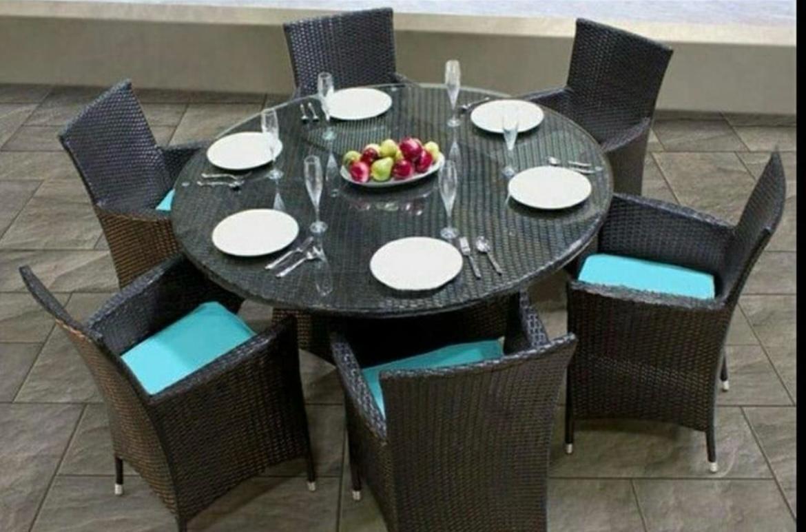 6-piece Patio Dining Set - Application: Garden