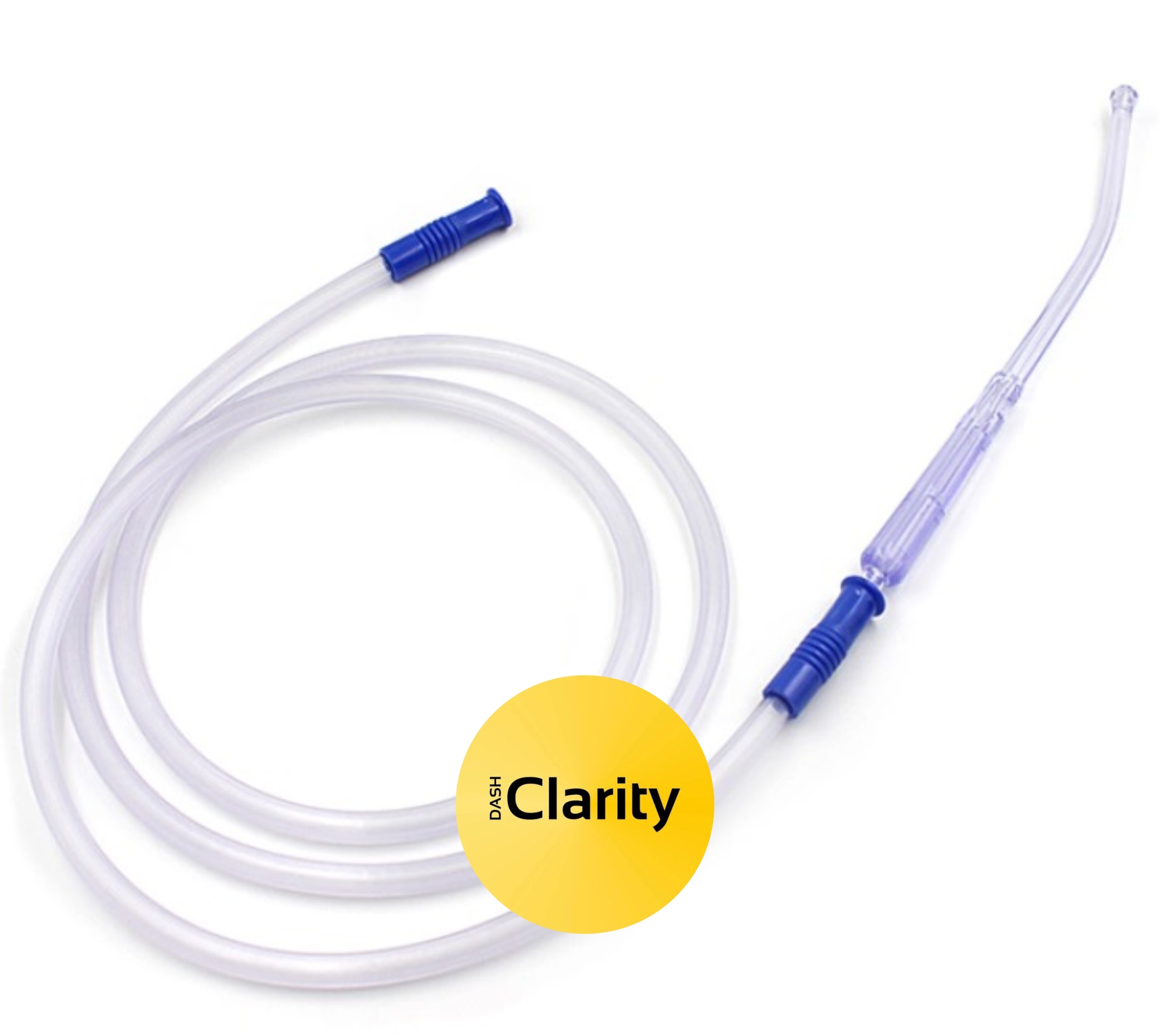 Yankauer Suction Set Standard - Plastic, Pediatric & Adult Sizes | Comfortable Handle, Flexible Tubing, Multiple Openings For Precise Suction