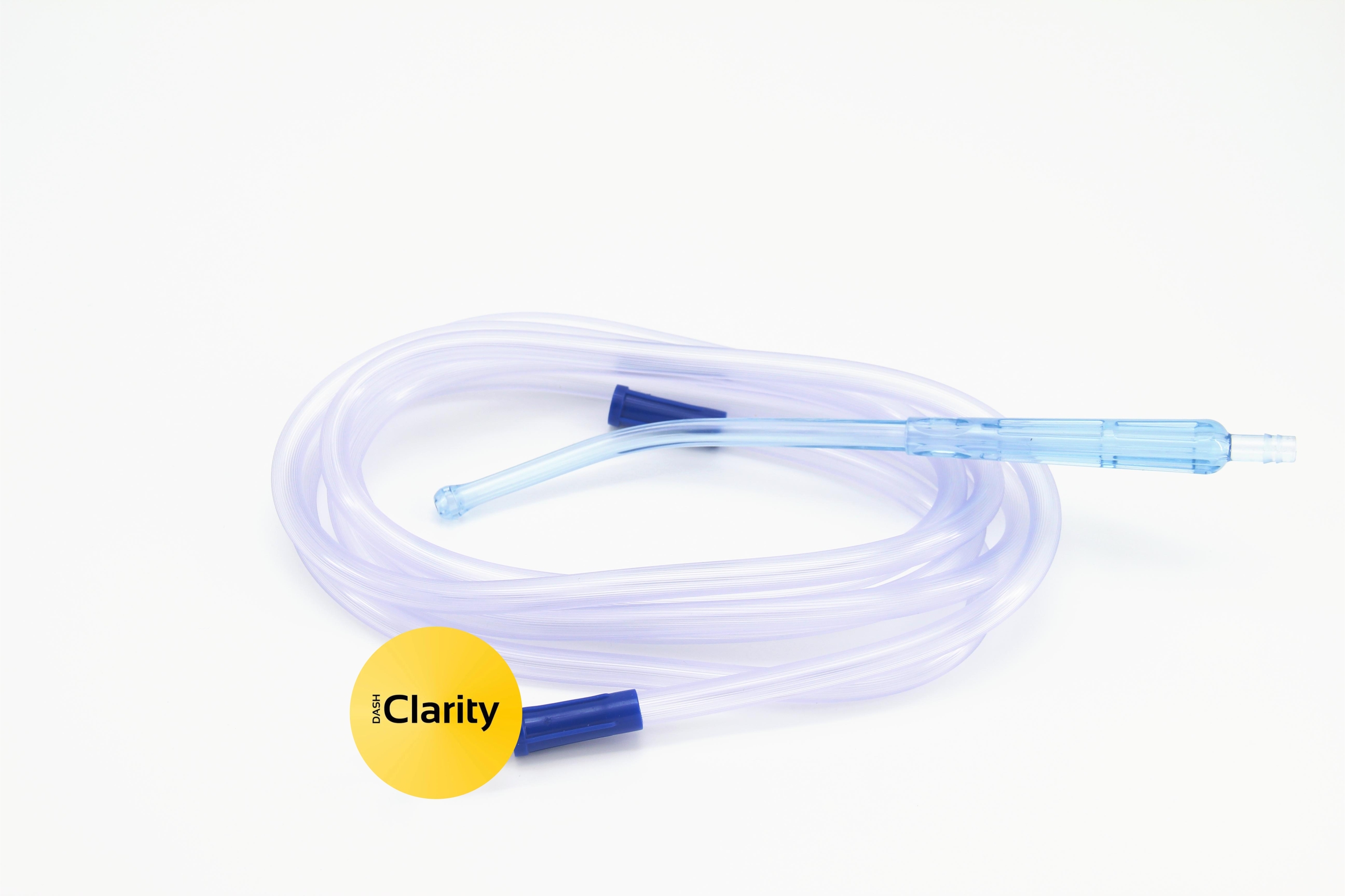 Yankauer Suction Set Standard - Plastic, Pediatric & Adult Sizes | Comfortable Handle, Flexible Tubing, Multiple Openings For Precise Suction