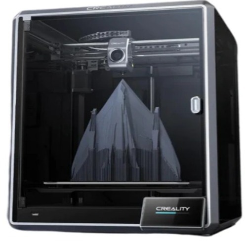 Creality K1 Max 3D Printer - FDM, 300x300x300 mm Build Volume, 0.4 mm Nozzle, Max. 300 °C Hotend & 120 °C Heated Bed, Wi-Fi, USB, Ethernet Connectivity