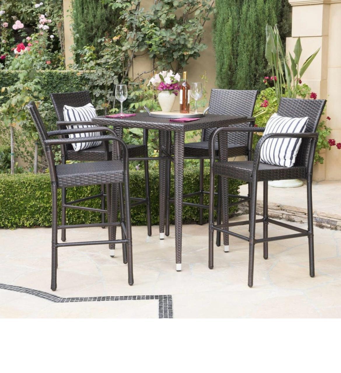 Cadillac Rattan Bar Stool Application: Garden
