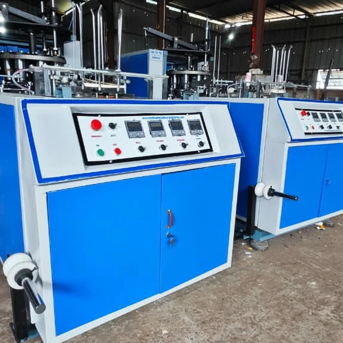 High Speed Paper Cup Making Machine - Color: Blue & White