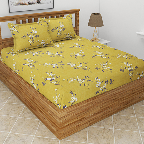 Premium Poly Cotton Double Bedsheet