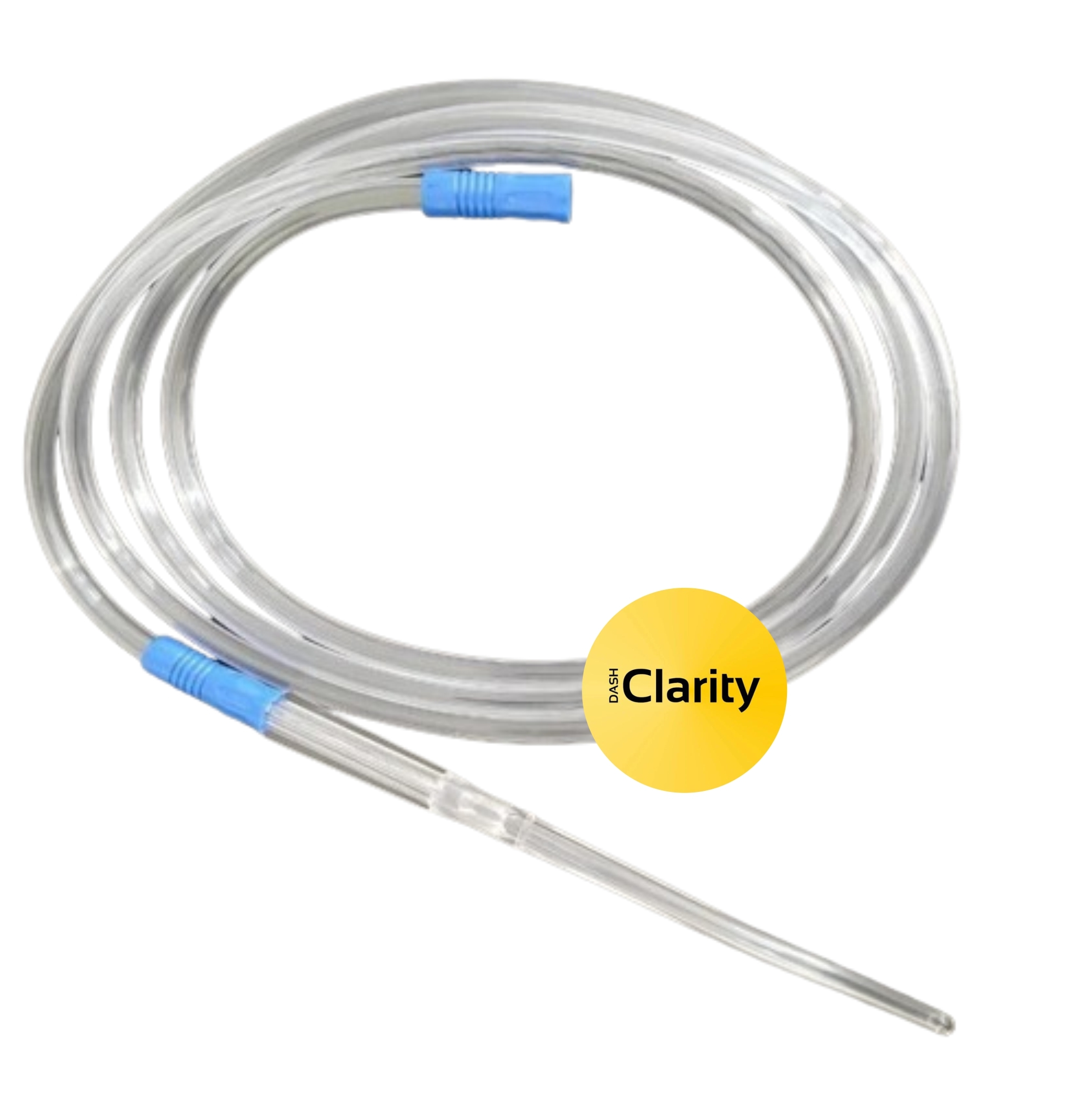 Suc Set - Plastic Material, Pediatric & Adult Sizes | Transparent Color, Comfortable Suction Handle, Flexible Tubing, Single-use Sterile Design