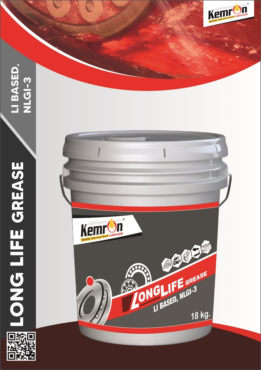 Long Life Grease - Nlgi Grade 3, Red, Blue & Yellow | Automotive & Industrial Use, 1kg Bucket Packaging, Natural Smell