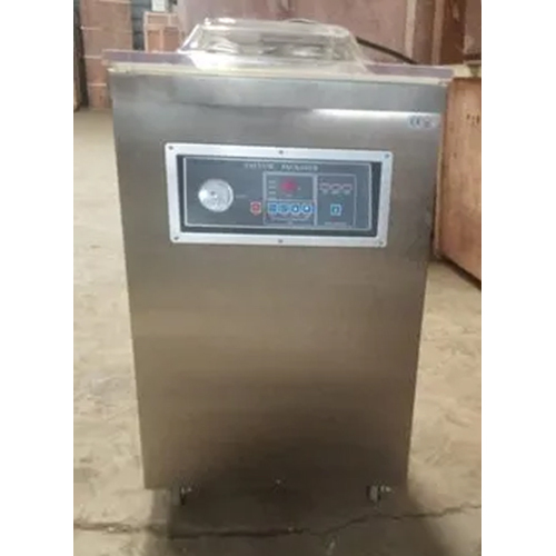 Industrial Vacuum Packaging Machine - Mild Steel, 760x700x105 mm | Semi-Automatic, Highly Efficient, Heavy Duty Design, 220V