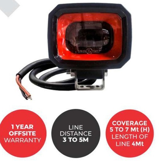 Red Zone Warning Light 017 30w - Input Voltage: 10-80 Volt (V)