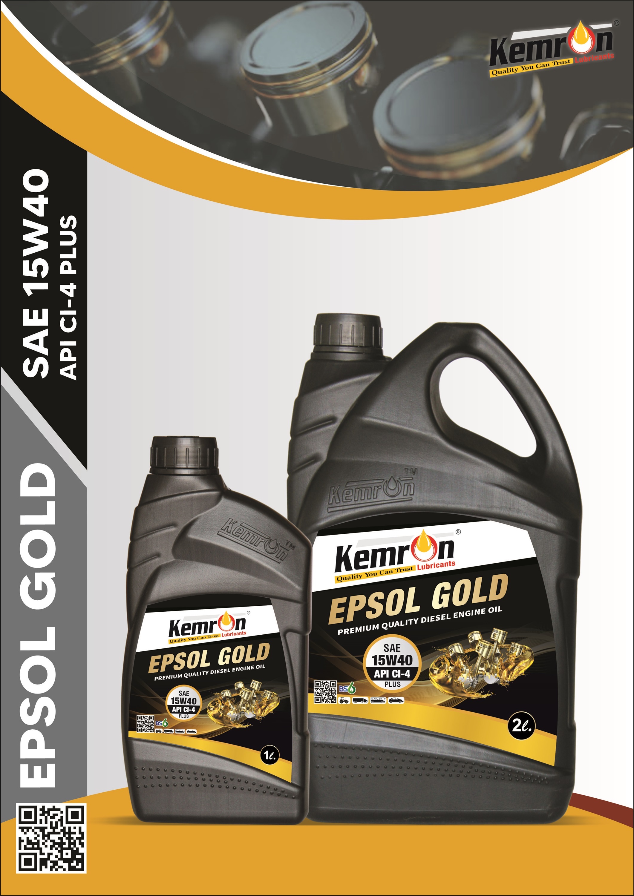 Sae 15w-40 Epsol Gold Application: Automotive