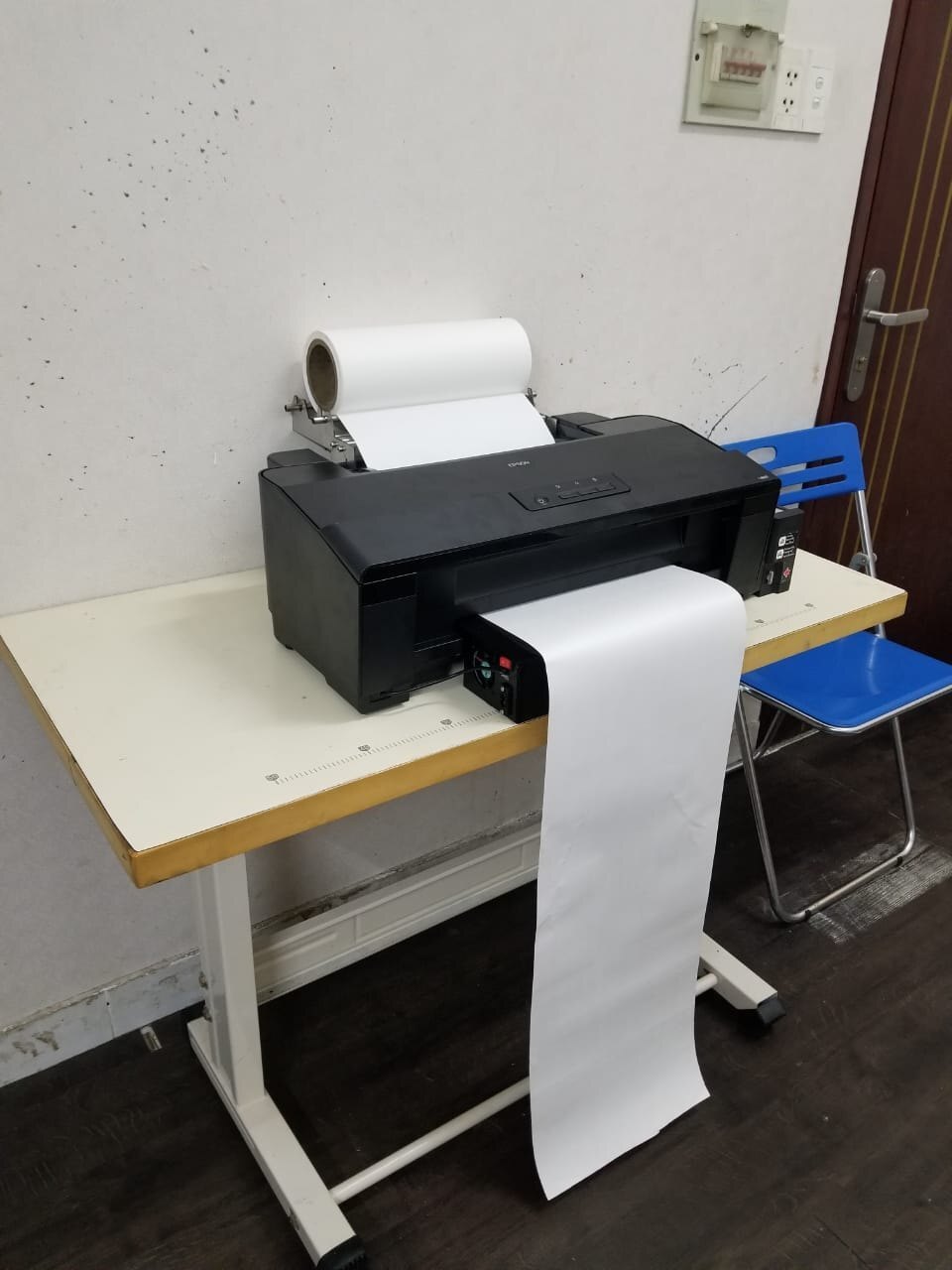 Dtf L1800 Roll To Roll With White Ink Circulation - Color: Black
