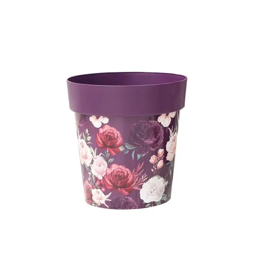 Sole Onyx Flower Pot12 Inch Printed - Color: Purple