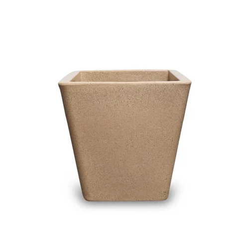 Castel Plastic Flower Pot 18 X 18 X 18 Inch - Color: Brown