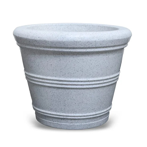 Avenue Roto Plastic Planter 22 X 22 X 18.5 Inch - Color: White