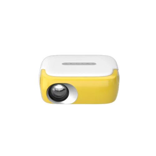 Pro Mini LED Projector - 720p Resolution, 1000-2000 Lumens Brightness, Portable DLP Design