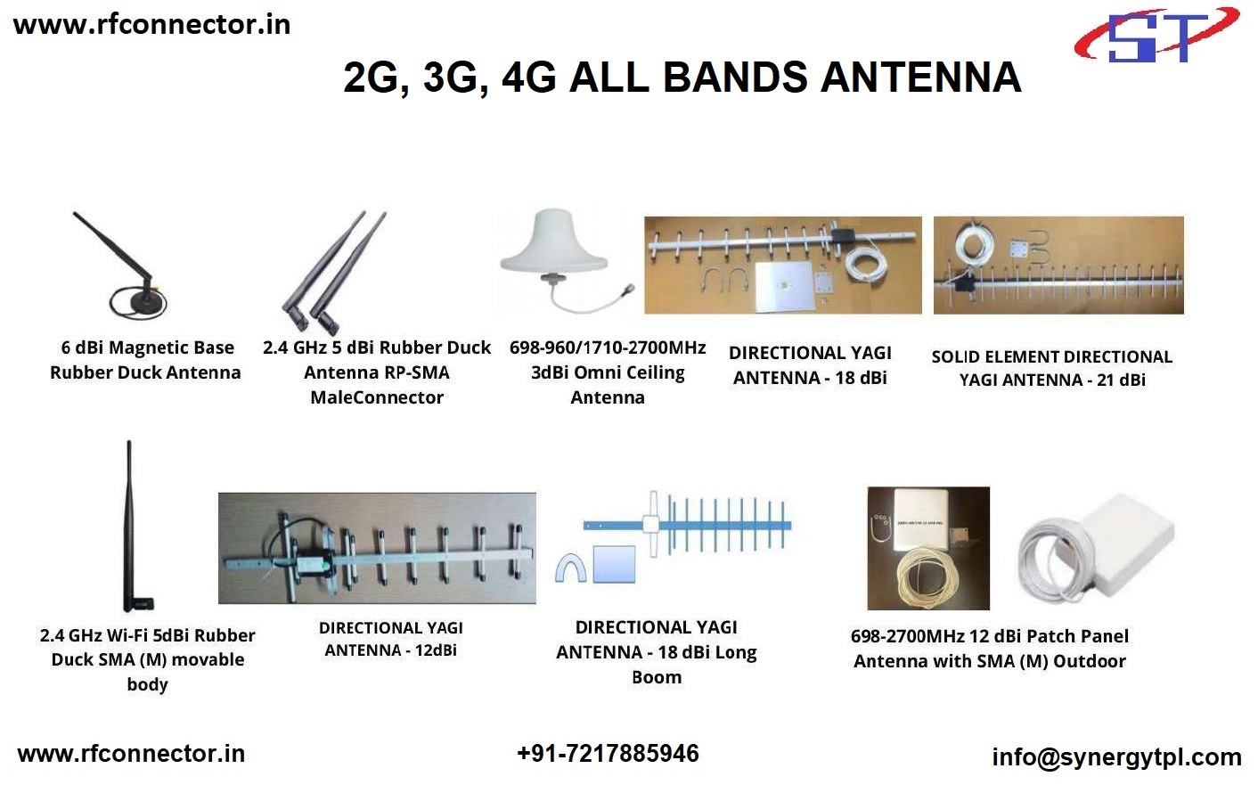Smz Male Bulk Head Bt 3002 Cable