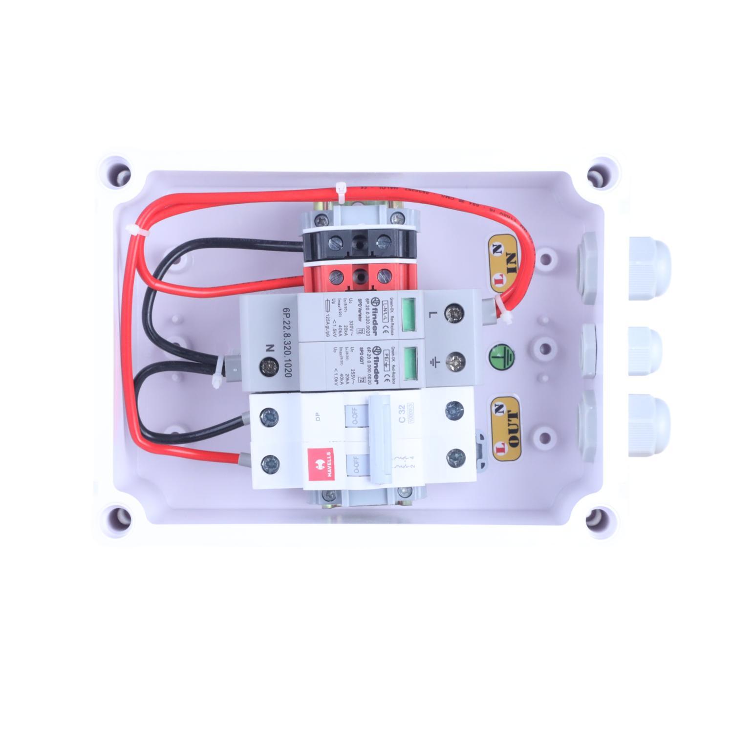 Single Phase Acdb 1 To 6 Kw Mcb Spd Std
