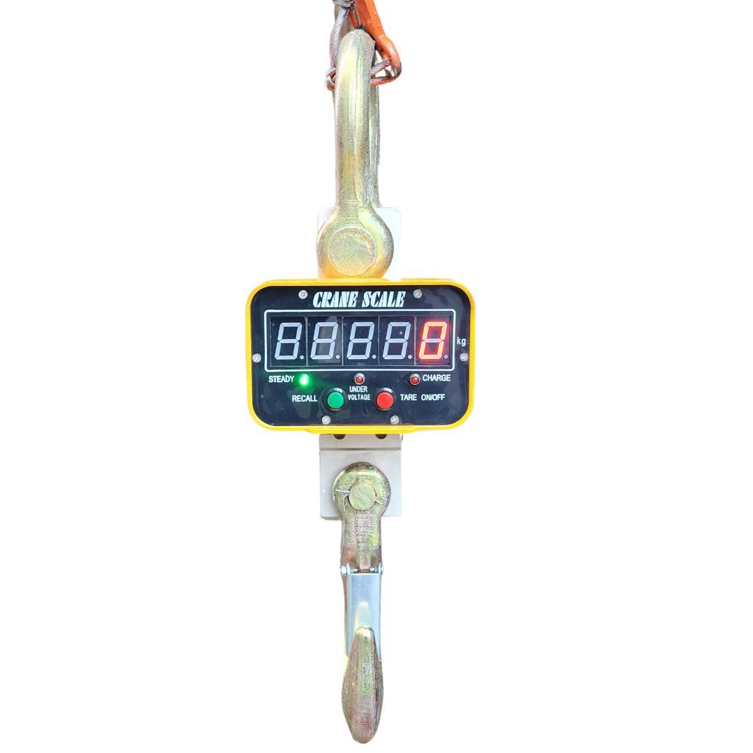 Yellow Digital Crane Scale With Wireless Remote Control 10 Ton