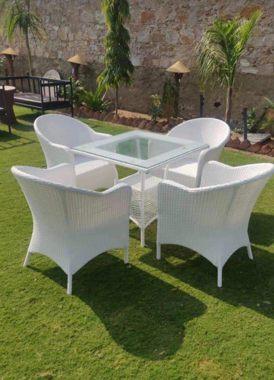 Wicker Table And Chair Set - Application: Garden