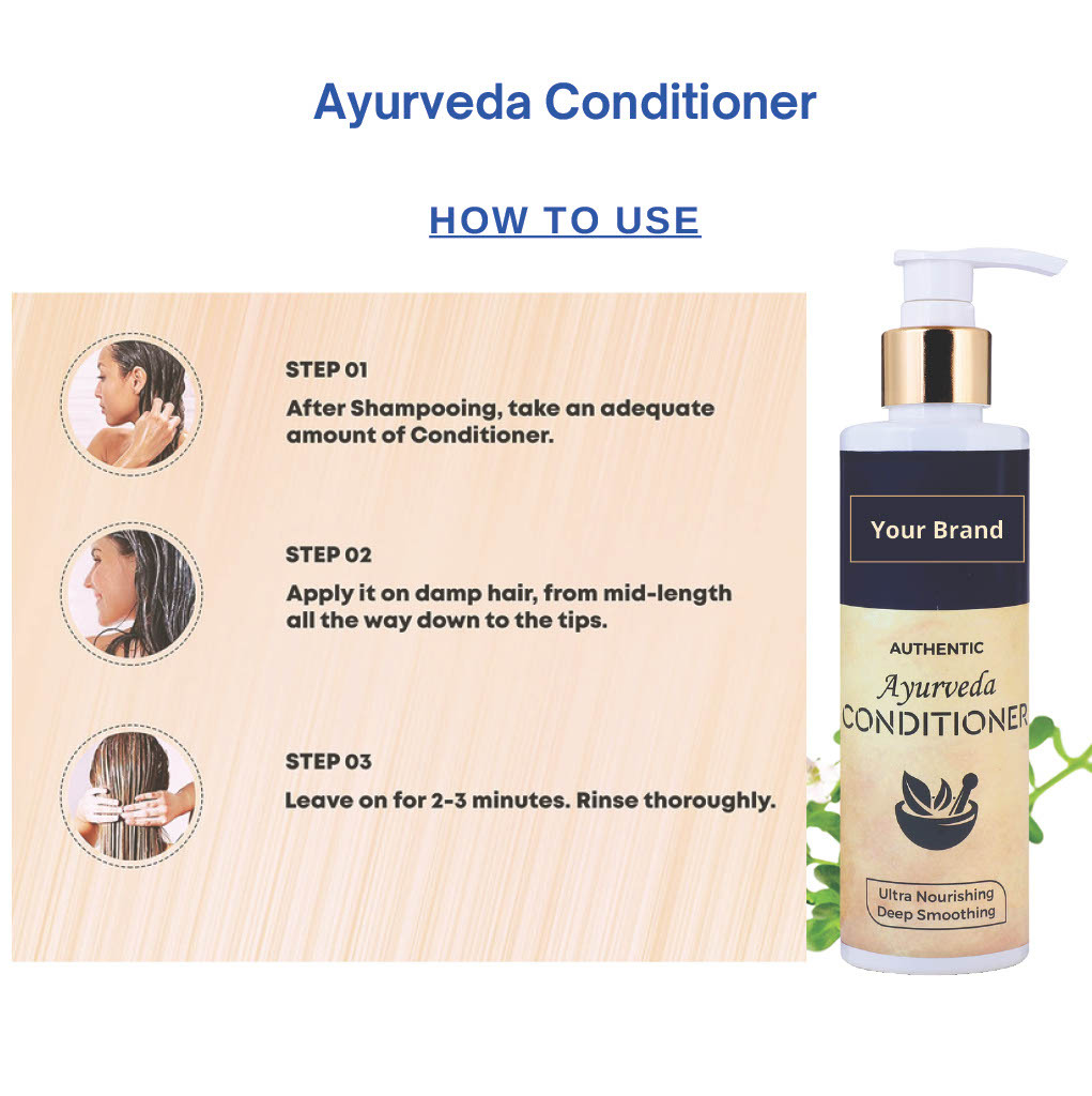 Ayurveda Conditioner - 200 Ml Cream, White Color | Herbal Formula With Shea Butter, Amla, Onion, Bhringraj, 15 Ayurvedic Herbs For Nourished Hair