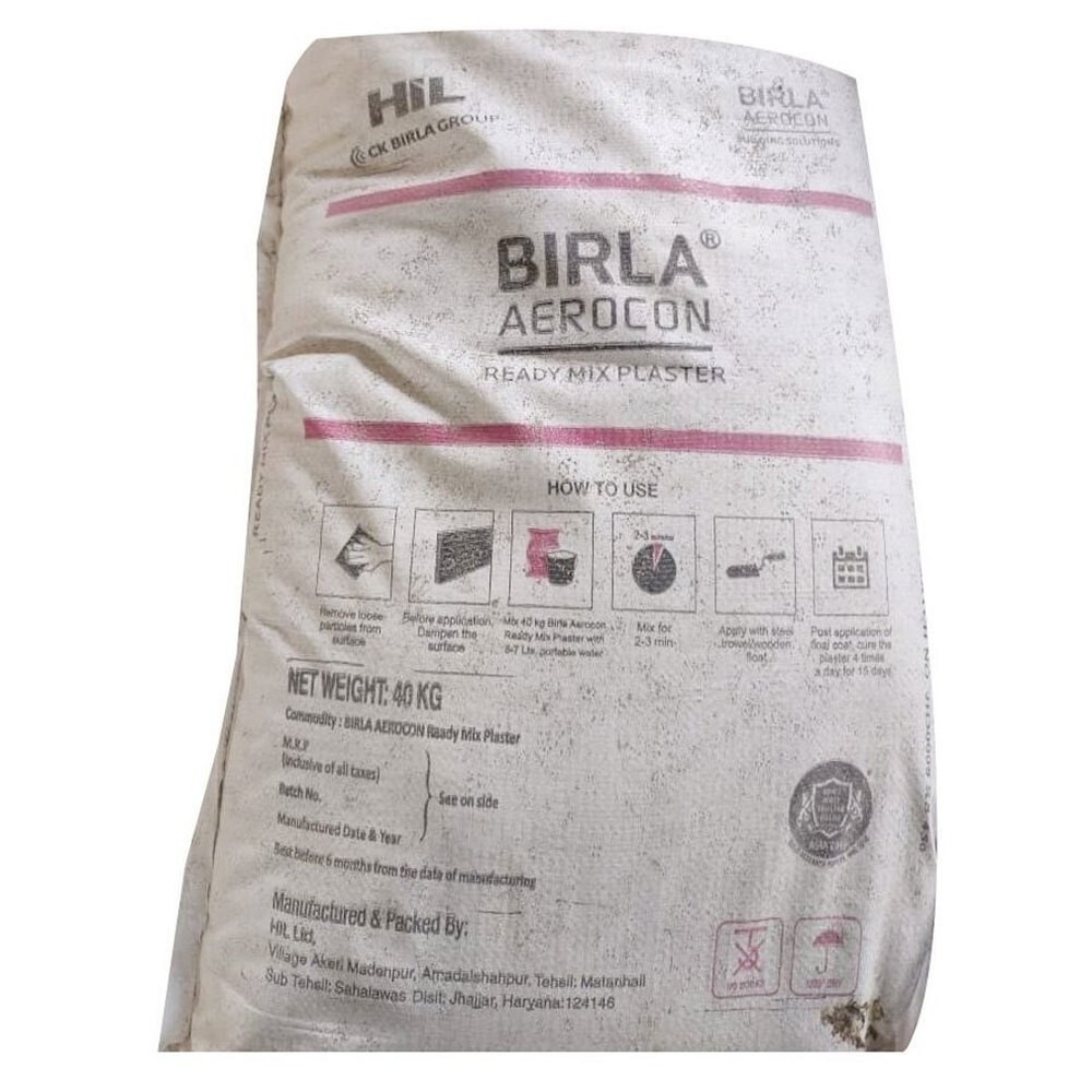 40Kg Ultratech Readiplast Ready Mix Plaster - Diameter: Nil Yard