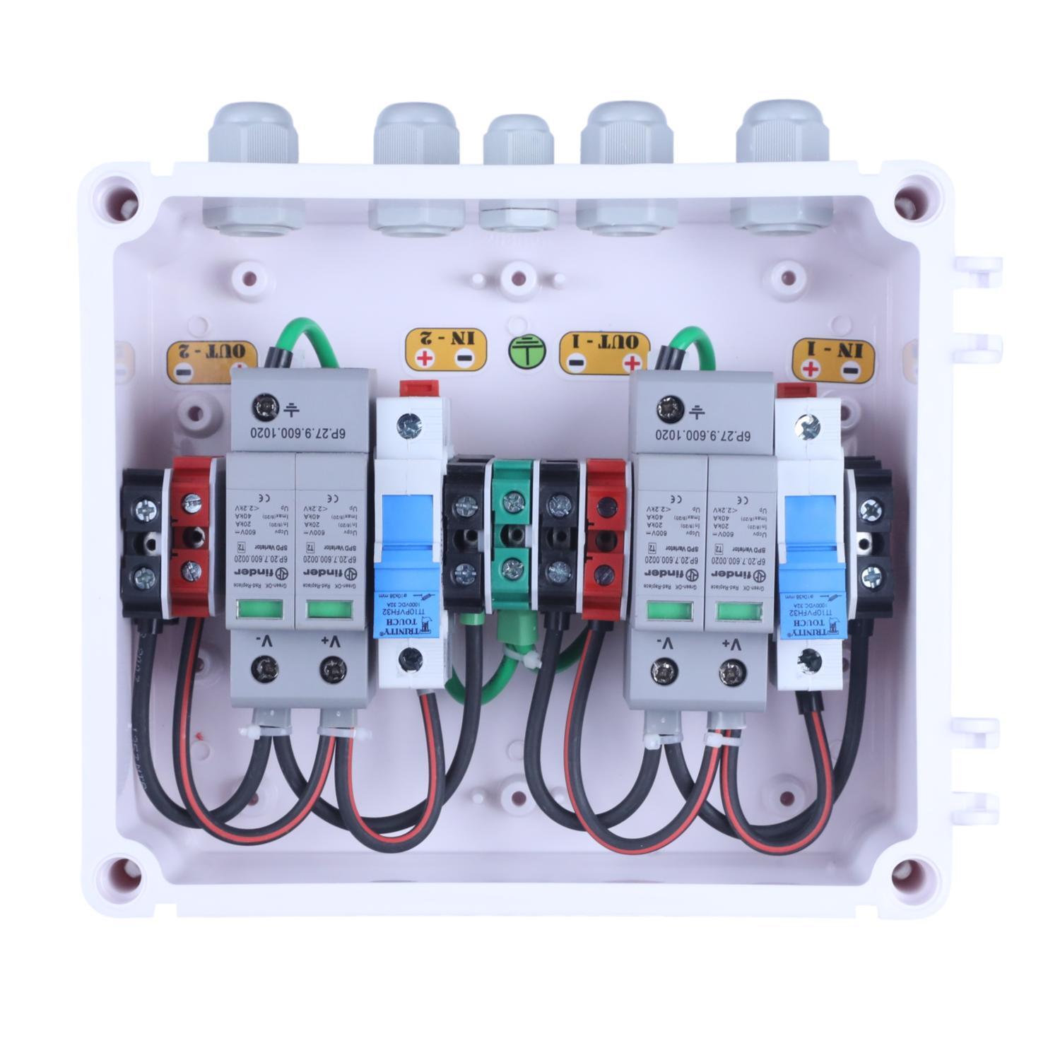 Dcdb 2 In 2 Out 2 Fuse 2 Spd 600v Std