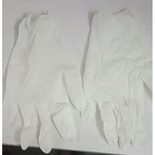 Disposable Latex Medical Examination Gloves - Medical Grade, White Color | Ideal for Hospital Use