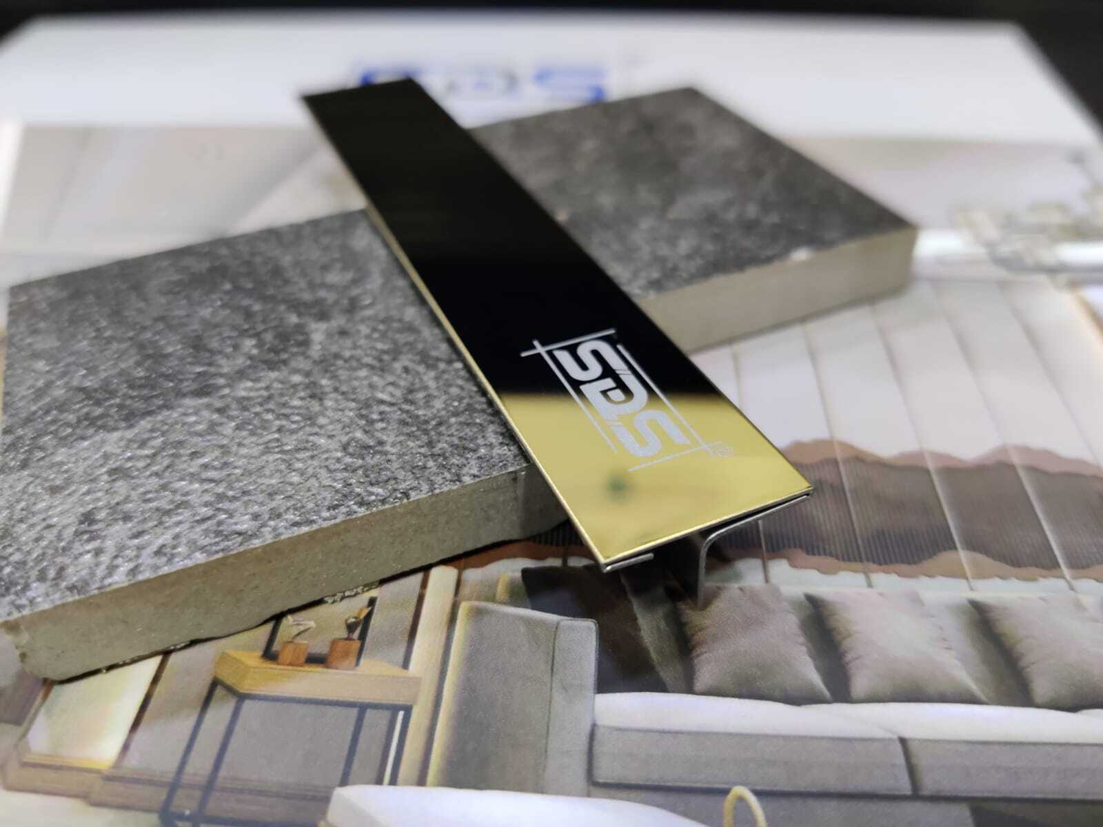 Pvd Titanium Coated Ss T Profiles By Sds - Grade: 304