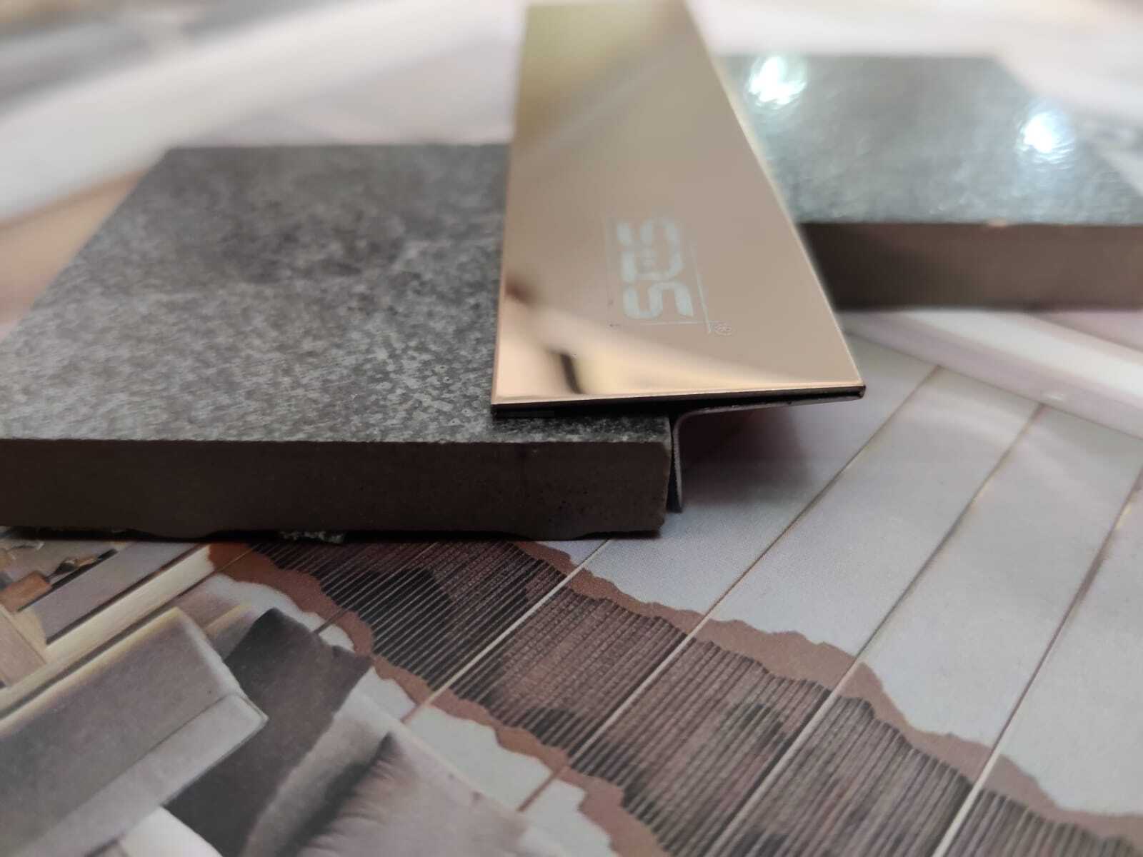 Pvd Titanium Coated Ss T Profiles By Sds - Grade: 304