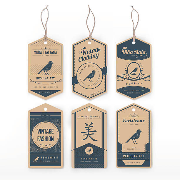 Diff Options Available 15 X 30mm Garment Hang Tags