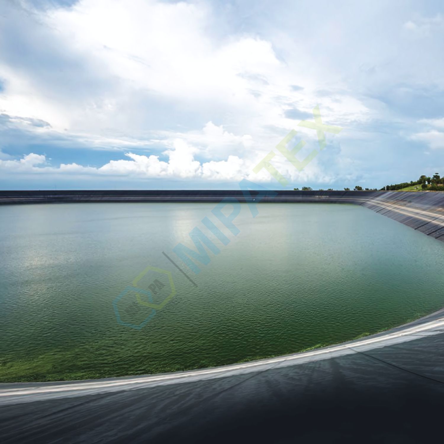 Mipatex Hdpe Geomembrane 500 Micron Pond Liner Farm Pond Shet Tale Diggi Khet Talab