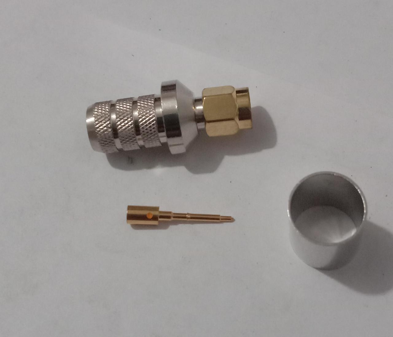 Sma Male Crimp Connector For Lmr 400 Cable Application: Rf